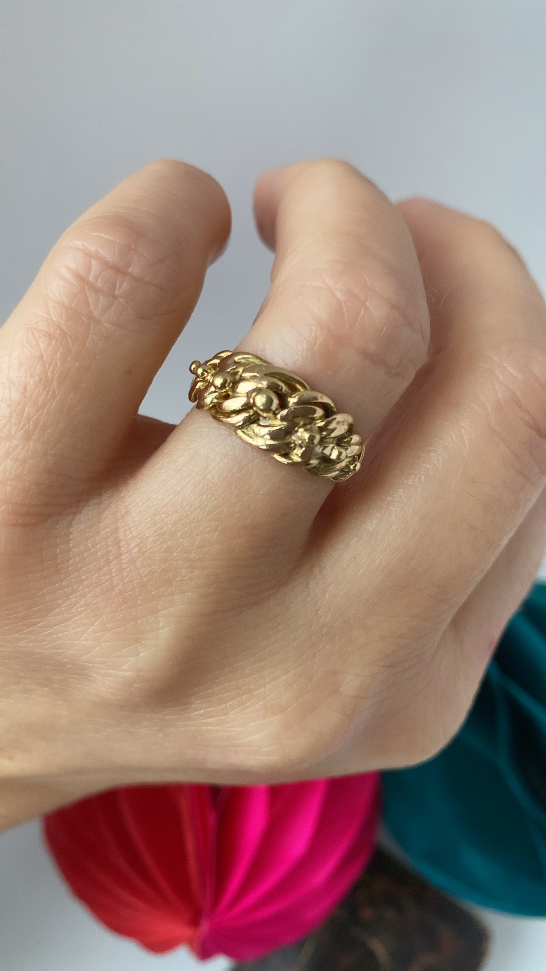 the chunky antique keeper ring