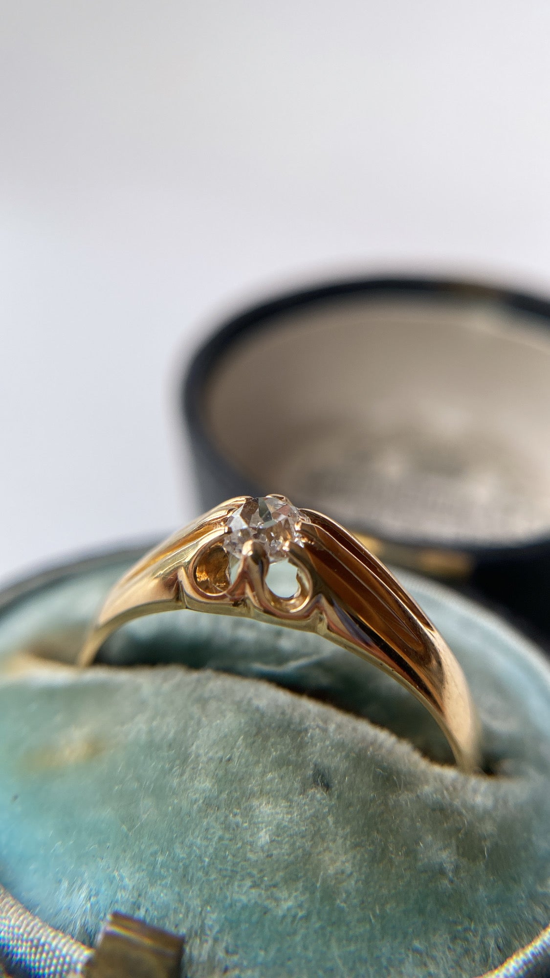antique diamond solitaire
