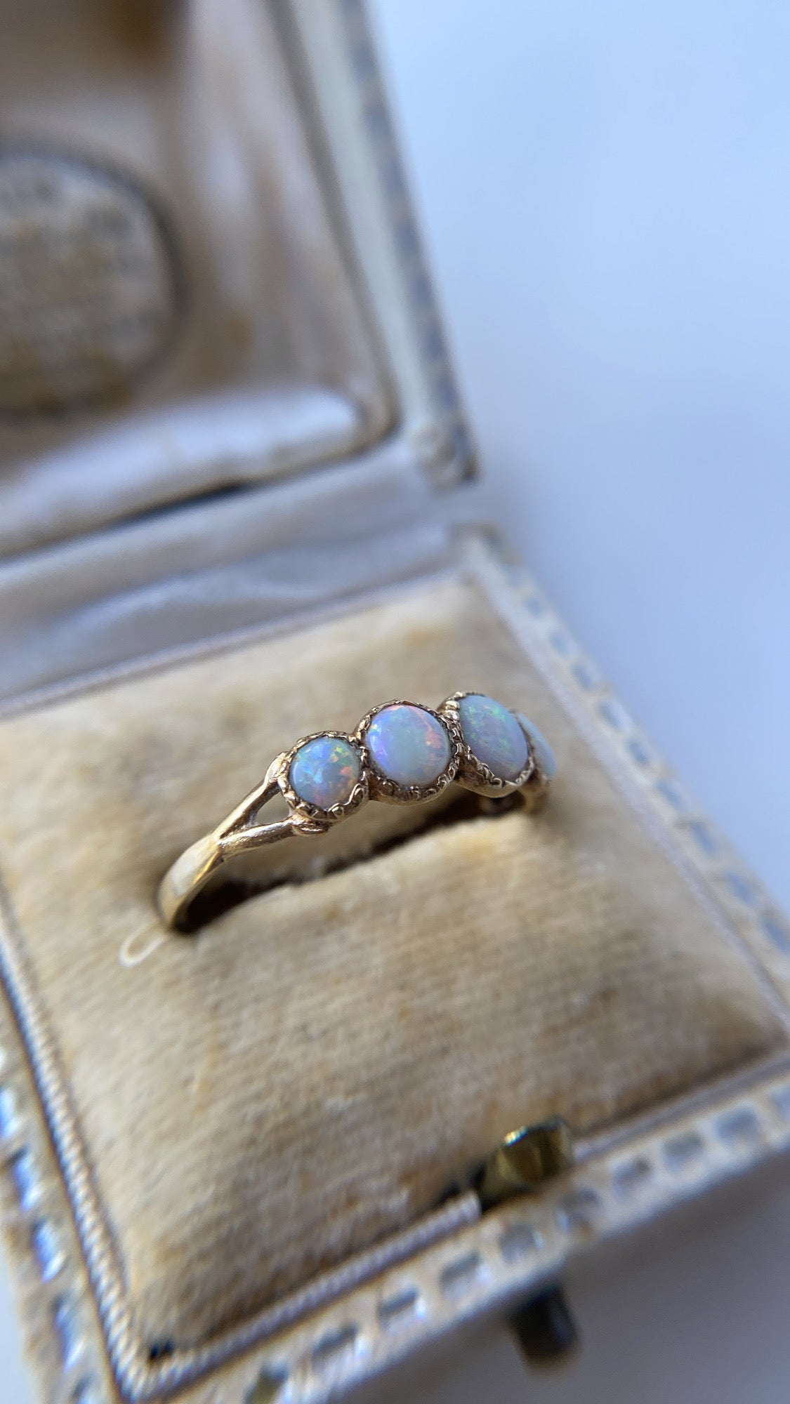 the opal half hoop