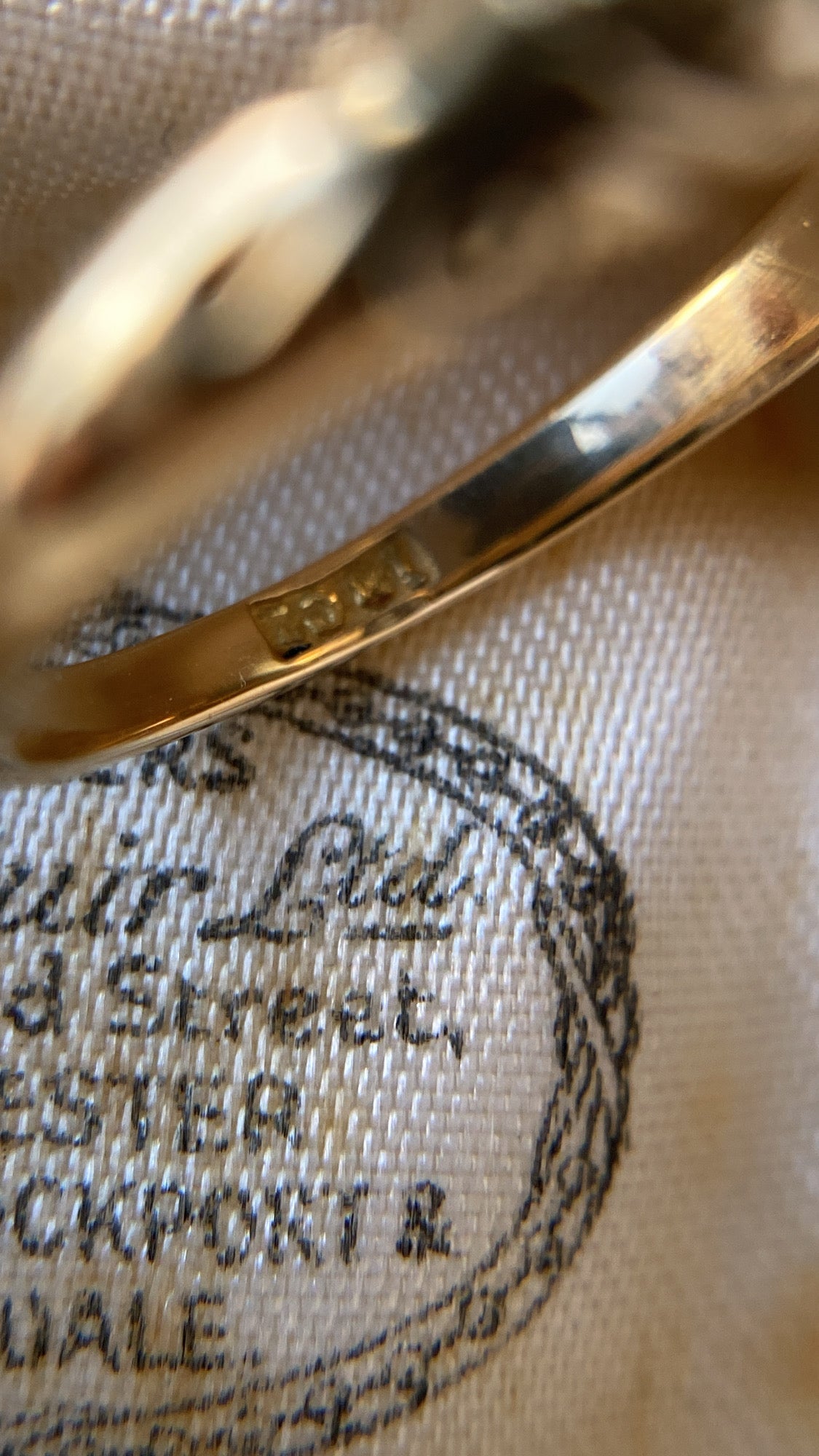 the old mine cut diamond navette