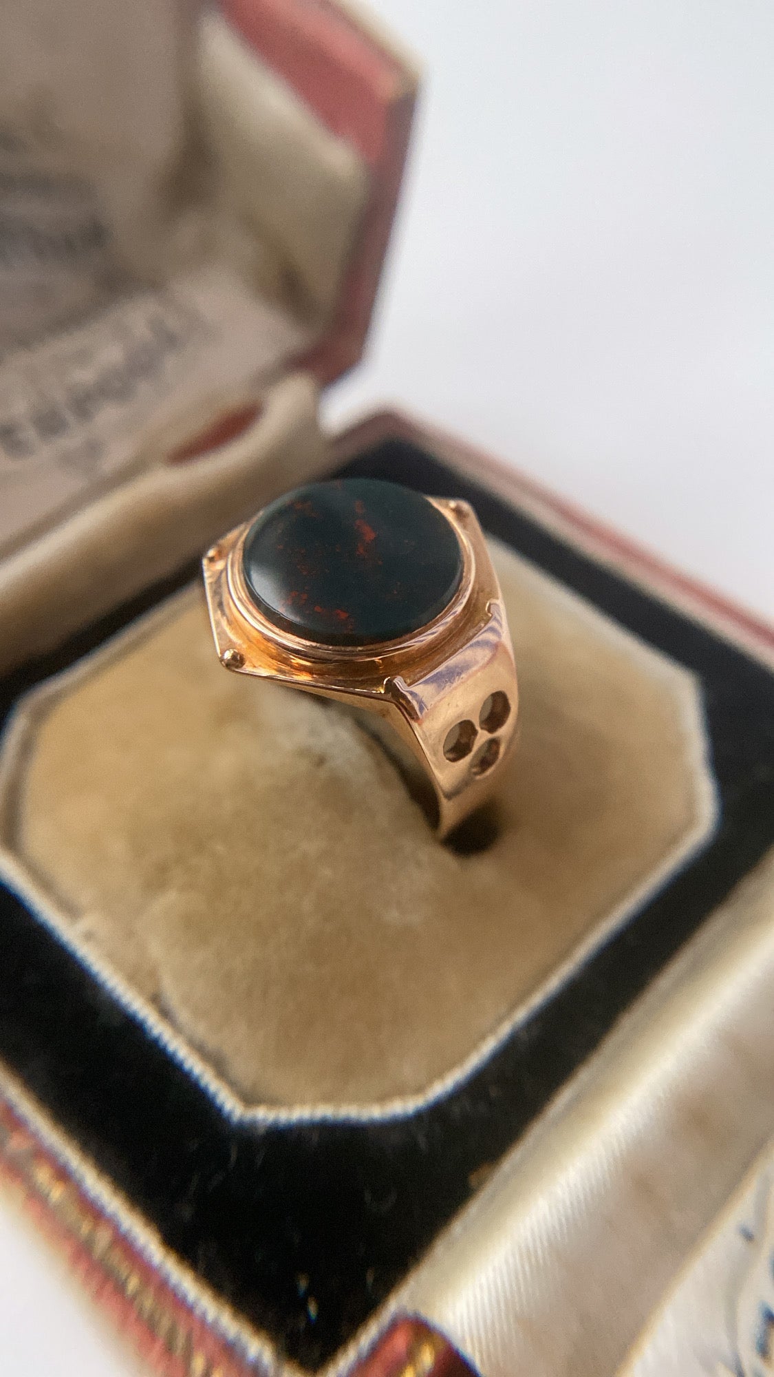 the antique bloodstone signet