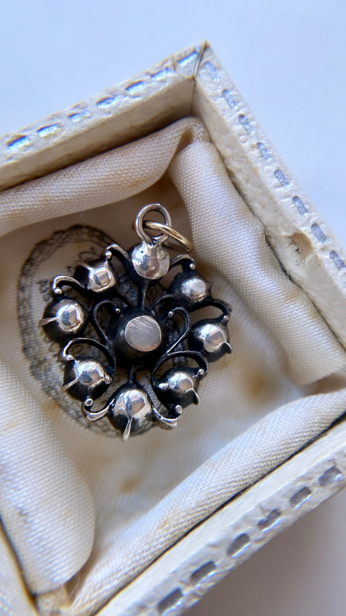 antique paste pendant