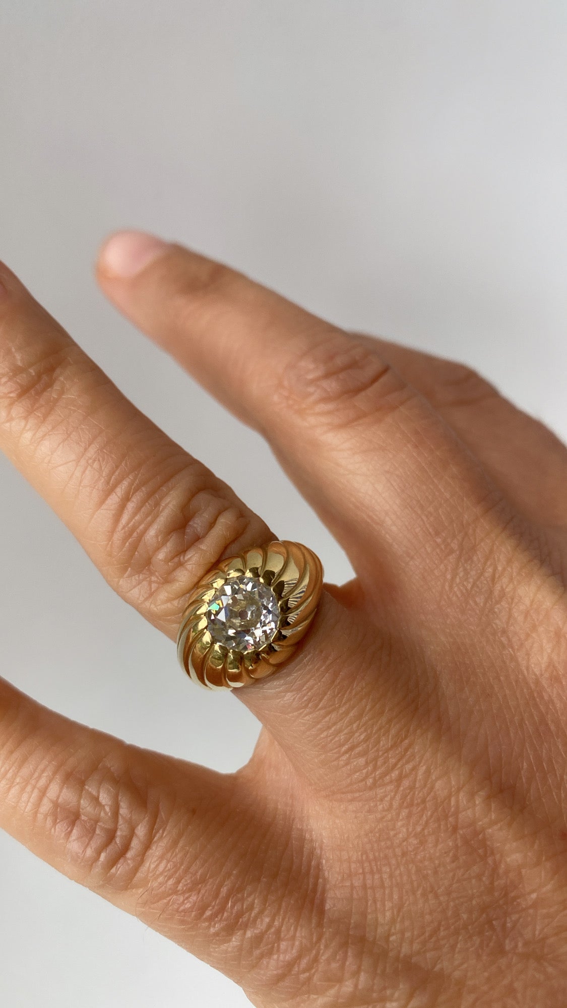 the 1960s diamond bombe ring
