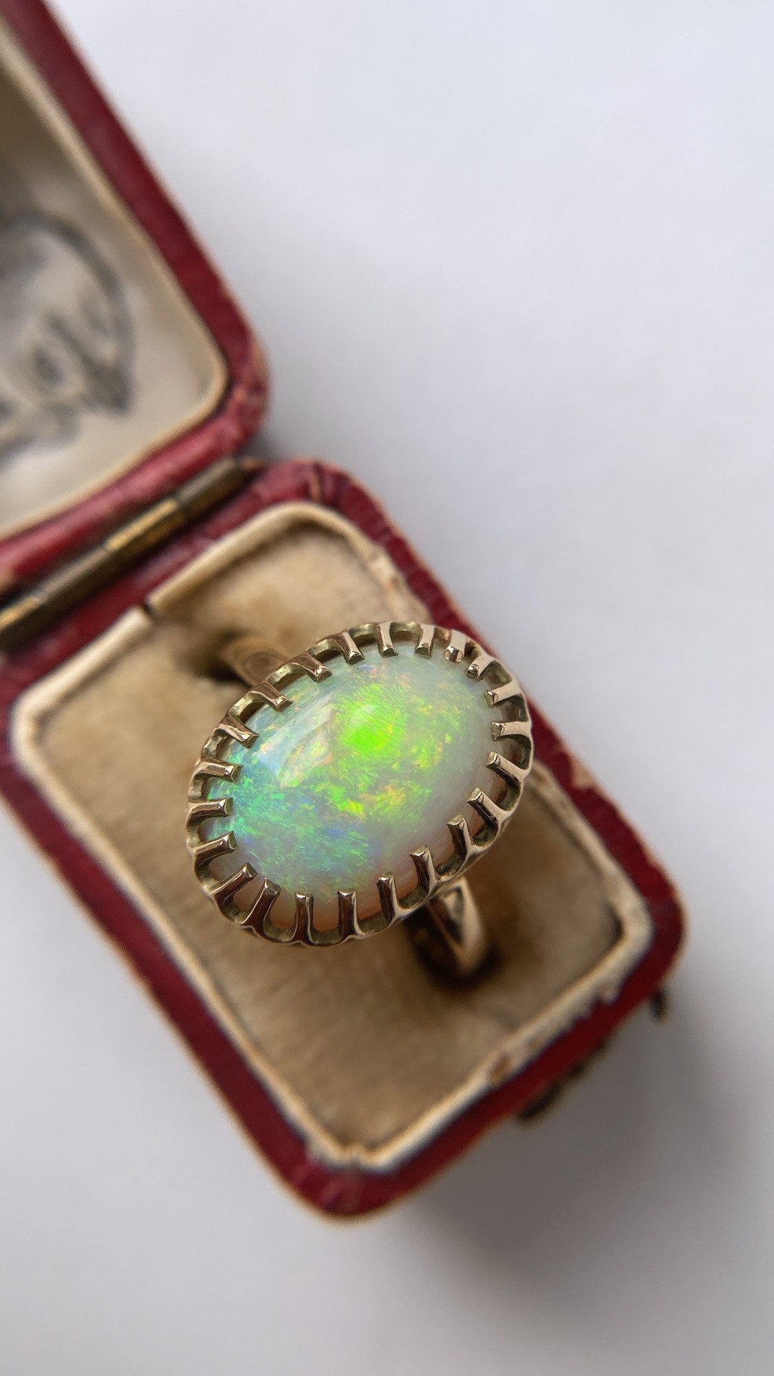 antique opal ring