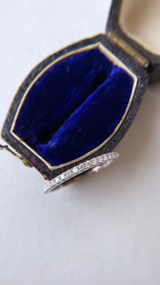 slim diamond stacking band