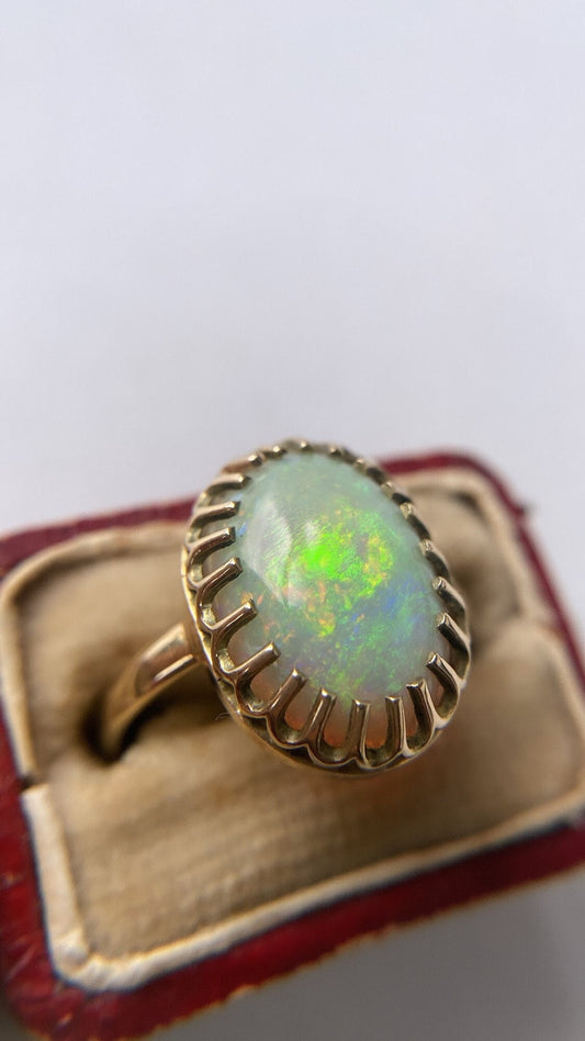 antique opal ring